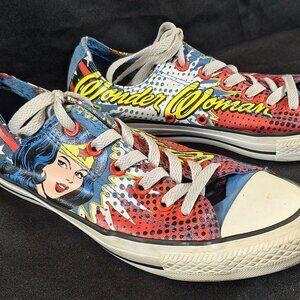 Converse Chuck Taylor All Star Classic Wonder Woman Shoes Size Men's 7 Women's 9
